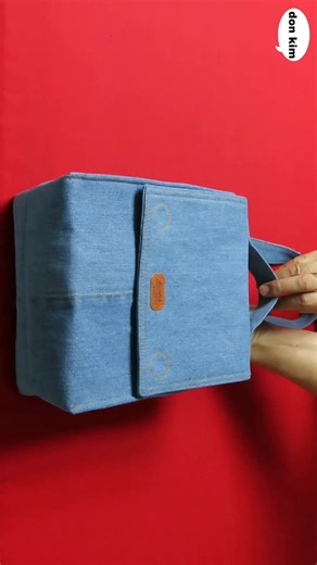 DIY"lunch bag"/SIZE/oldjeans | Don Kim