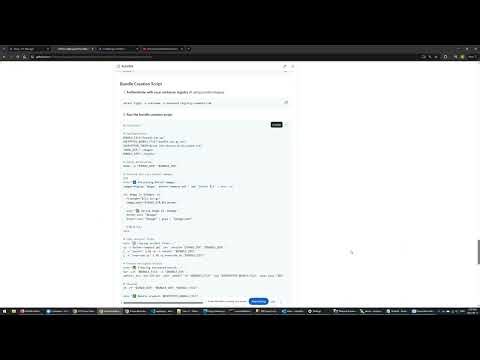 Freestyle (Bash Script) Update Workflow
