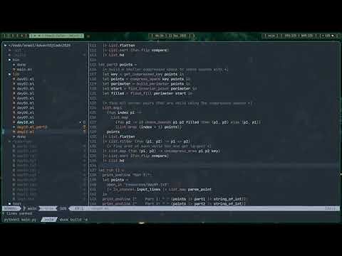 advent of code 2025 | learning ocaml | VOD 12.11.25