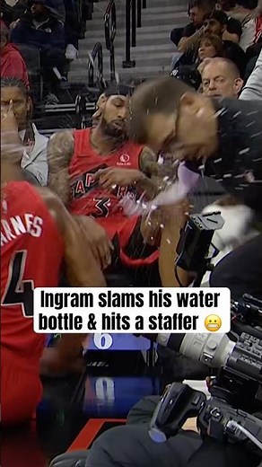 B.I. threw his water bottle out of frustration