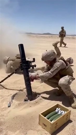 Military training mortar simulation #shorts