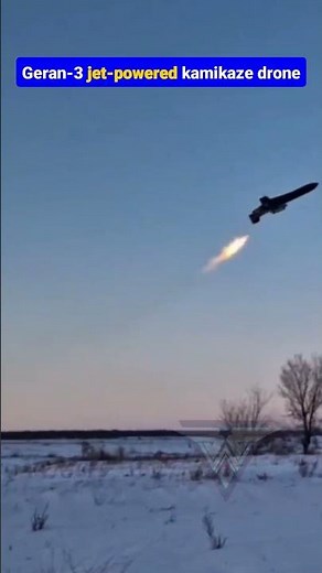 Geran-3 Jet Drone on the Move