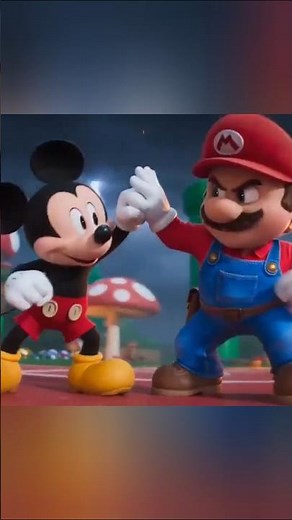 This AI Mario vs Mickey Mouse is CRAZY!