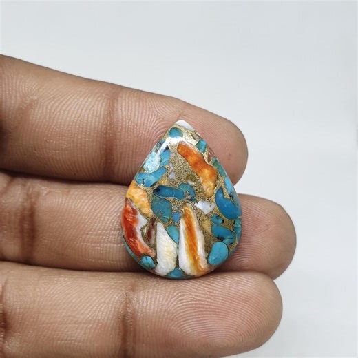 Oyster Copper Turquoise Cabochon - Etsy