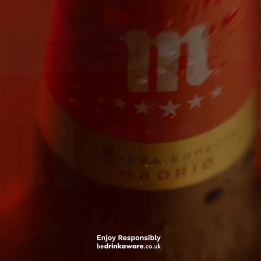 5 stars in every drop ⭐ Mahou captures the true spirit of Madrid, bringing the city’s iconic taste since 1890 | Mahou