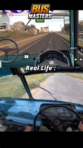Bus Master India vs Real Life 💀👀 #busmasterindia #game2026 #2026games #busgames #newgame