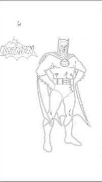 Coloring Batman | Easy Superhero Drawing for All Ages 🦇🎨 #coloringforkids #batman