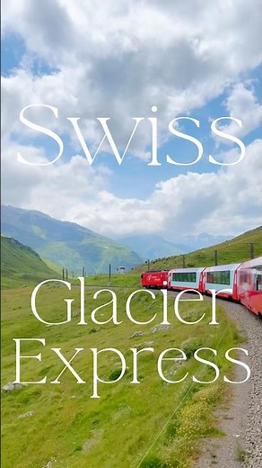 [The world's slowest express train] Spectacular views of the Alps from inside the train #EuropeTr...