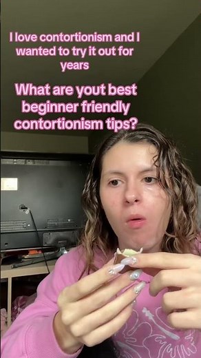 Starting contortion training — need tips 🩰✨ #flexibility