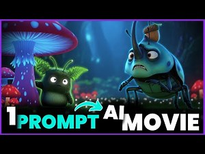 Create AI Animated Movies From ONE Text Prompt! (Gemini & Whisk Magic)