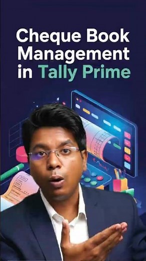 How to Manage Cheques in Tally Prime #TallyTutorial #Accounting #Cheques