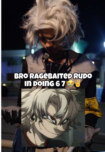 Rudo is easy to ragebait 😭 #gachiakutanime #gachiakutamanga #rudo #enjin #cosplayer @Jhilly