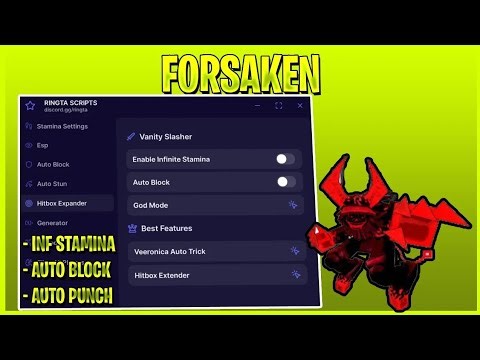 Forsaken BEST Script NO KEY God Mode, TP & Auto Fix Generator