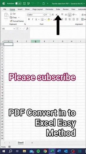 PDF Convert in to Excel Easy method Excel 🔥💯 #excel #spreadsheetmagic #spreadsheetmagic #excelhacks