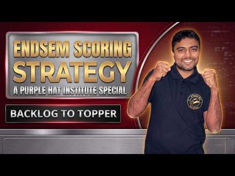 Endsem Scoring Strategy !! | Backlog To Topper | #ytshorts #sppuupdates #ytshorts #sppuupdates
