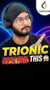 99% fail this new array pattern 😱 Can you spot TRIONIC? #arraylist #dsa #coding