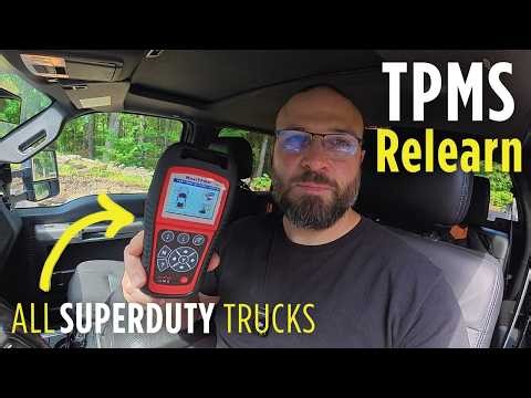 Easy TPMS Relearn Ford Superduty F250 F350 11-16 (NO Special RESET Tool Required)