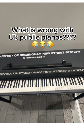 Someone is robbing parts from Uk pianos I just can’t prove it 🥀🥀🥀 #piano #fyp #funny #birmingham #publicpiano
