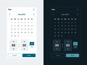 Date and Time Picker Theming