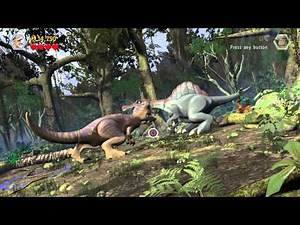LEGO Jurassic World Spinosaurus vs T.rex