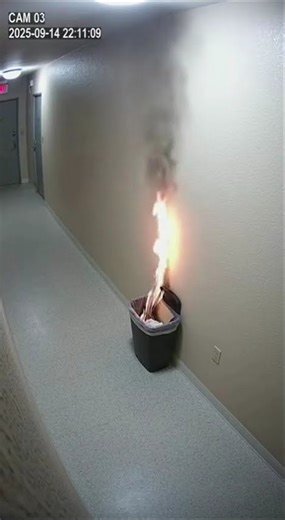 Security Camera Captured the Moment This Fire Started