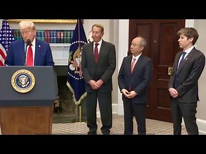BREAKING: President Trump—Joined By L Ellison, Sam Altman & Masayoshi Son—Announces Project Stargate