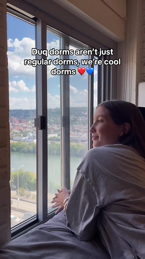 Stunning Window View at Duquesne University Dorm Room