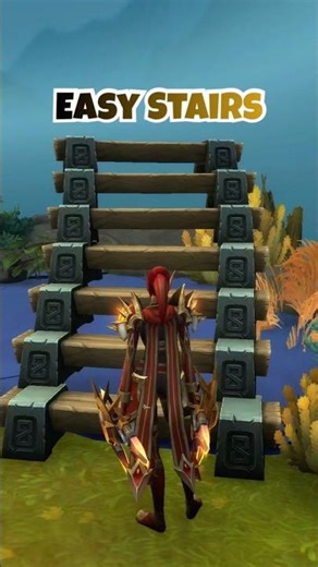 Easy Stair tutorial!! #worldofwarcraft #wowhousing #warcrafthousing #wowretail #wowvideos #warcraft