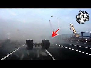 Flying tires, problems with tires. Driving without tires. How to not drive