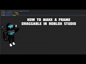 Roblox Studio: How To Make a Draggable Frame | Roblox Studio 2021