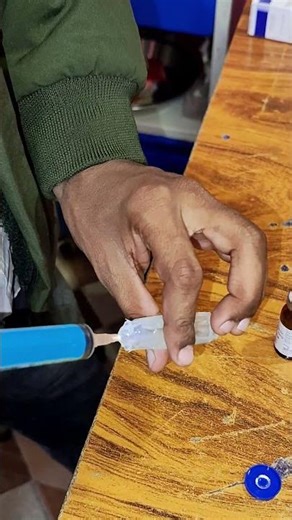 Pulling Distilled Water Mix Injection Pan 40 💉😱 #shorts