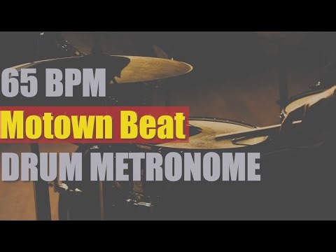 Motown Beat - Drum Metronome Loop - 65 BPM
