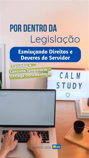 SUGEP - Subsecretaria de Gestão de Pessoas/SEEDF on Instagram: "🎉 Já está no ar o 4º episódio do nosso quadro “Por Dentro da Legislação”! O tema desta vez é de grande interesse para você, professor substituto aprovado no último Processo Seletivo Simplificado 👩‍🏫👨‍🏫 👉 Neste episódio, você confere como realizar a entrega da documentação para o ano letivo de 2026, passo a passo, por meio do Sistema de Peticionamento Eletrônico 💻📄 🔔 Fique atento: a SEEDF vai liberar o link no site na próxim