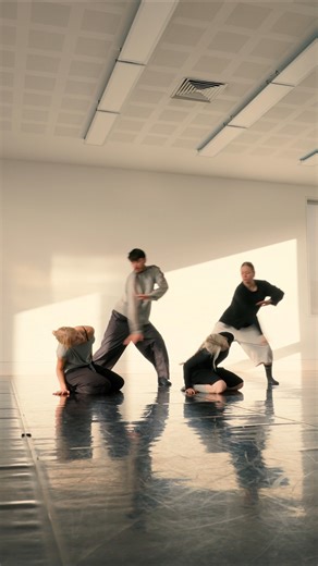 Visceral. Experimental. Warping time and space. In rehearsal with recent LCDS graduate Lilah Bobak for Remains Still, part of Resolution Festival 2026 #londoncontemporarydanceschool Credits Dancers: Lilah Bobak, Benjo Aptroot, Elfin Bonome and Phoebe Woodthorpe Music by green star: Pedro Soler, Alberto DeTorre and Daniel Rowson Costume design and creation: Lilah Bobak | The Place