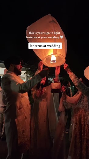 Light Up Your Wedding with a Mini Lantern Festival