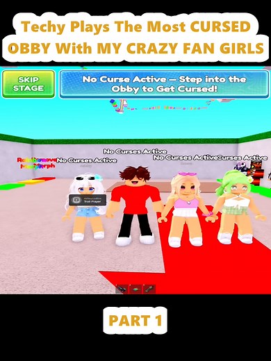 Techy Plays The Most CURSED OBBY With MY CRAZY FAN GIRLS (1)