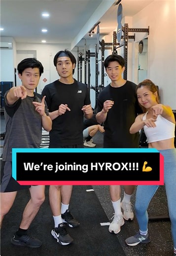 Guess who’s our 4th member 👀😉 #YES933 #hyrox #hyroxteamBFJ #fitness #challenge @Zelcrust @Pin Juen @Joey Tay 宇容