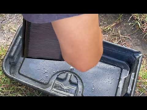 glc 300 engine air filter removal and clean up