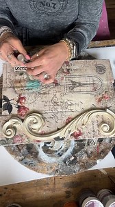 61K views · 2.3K reactions | Watch as I makeover this thrift store find into a gorgeous Shabby Chic one of a kind home decor #homedecor #diy #shabbychic #sparkle | Royale Funky Junque | Facebook