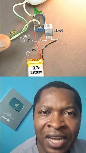How to power a 220V system with a 3.7V battery? 🔌⚡ (Relay Tutorial)