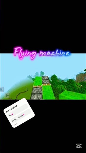 Flying machine🤯#minecraft