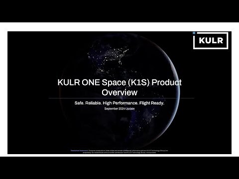 KULR ONE Space (K1S) Product Overview 2024