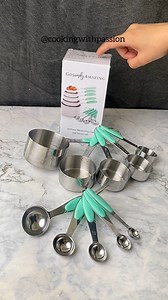 10K views · 91 reactions | Learn how to measure ingredients for cooking or baking with my new favorite measuring cups and spoons set by Go Simply Amazing @gosimplyamazing #tittokshop #cups #spoons #measurement #fypシ゚viral #foryourepage #fypツ #fyppp #cookingwithpassion #FYP #TIKTOK #tiktok #tiktokshopfinds #hacks #kitchen | Cooking with passion | Facebook