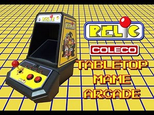Relic - Coleco Pac-Man tabletop arcade Mame conversion using PiMame Raspberry Pi