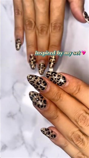 The Easiest Cheetah Print Nail Design Ever 🐆