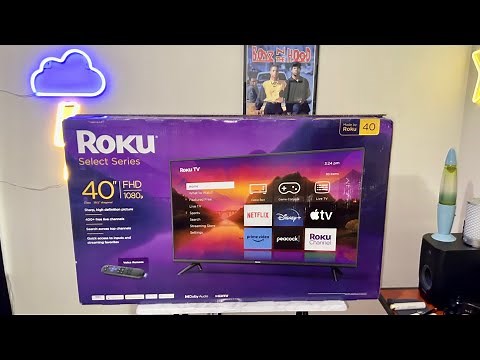 Roku Smart TV 40 Inch Select Series 1080p Full HD (unboxing / quality test)