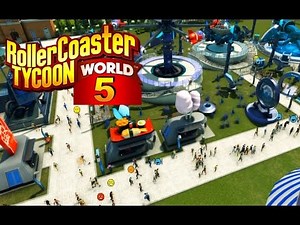 Roller Coaster Tycoon World Kampagne #5 Mehr Attraktionen und Deko für Space Welt #Let's Play #RCTW