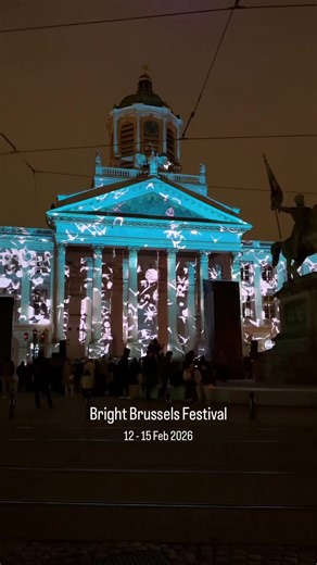 Bright Brussels Festival 2026 from 12-15 Feb #brussels #bruxelles #belgium #belgique #brightbrusselsfestival Brussels Belgium Bruxelles Belgique bxl February travel visit explore brussels | immersive experience light show | free entry | family activity