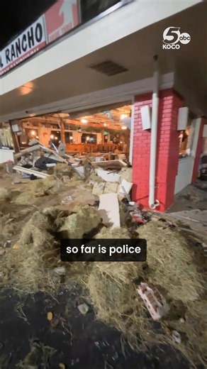 A truck crashed into Del Rancho restaurant in Mustang Saturday night, leaving significant damage but sparing the staff who had left an hour earlier. MORE: https://tinyurl.com/3mexdath | KOCO 5 News