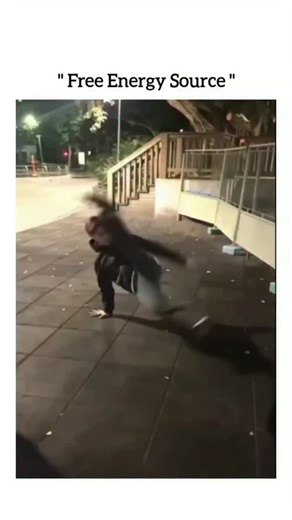 Follow for chocolate 🍫 on Instagram: "This viral reel features a talented breakdancer performing a seamless and high-energy power move known as a flare on an outdoor tiled patio at night. The individual demonstrates impressive core strength, flexibility, and coordination as they support their weight on their hands while swinging their legs in a continuous, wide circular motion beneath their body. Set against a backdrop of a park-like setting with stairs, metal railings, and a large tree, the vi